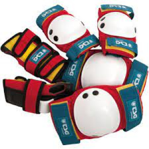 TSG Junior Protection Set red white blue(one Size)